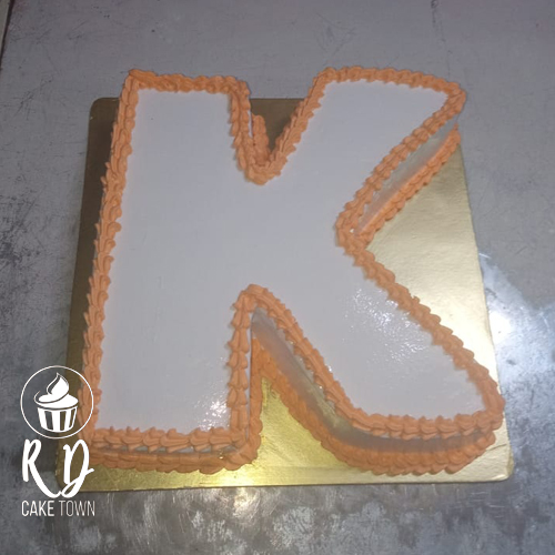Alphabet Design Cake